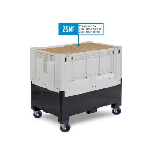 Stand on floor containerboxen